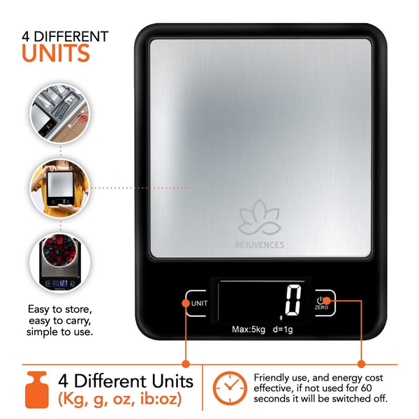 Digital Scale for Weighing food, Rejuvences