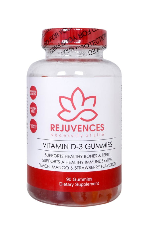 Rejuvences Vitamin D3 Gummies 2000 IU - Rejuvences